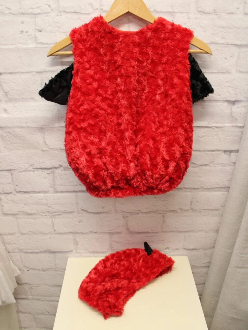 Underwraps Belly Babies Lil' Devil Medium 18-24 Months Red Plush Costume